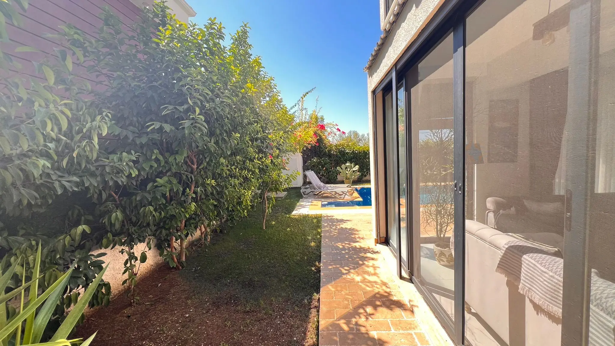 Garden area